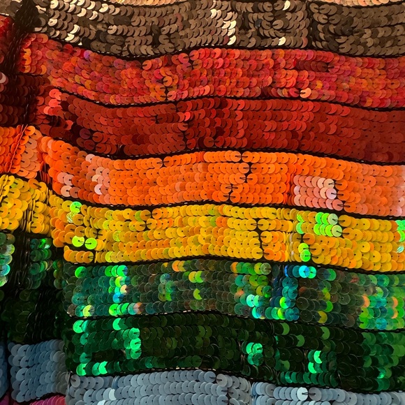 BNWT Very J Rainbow Sequin mini dress. Size 8 - Picture 8 of 8